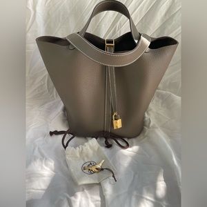 Hermes Picotin 22 Etoupe Gold Harware Full Set! Box, Dustbags, Receipt 2022